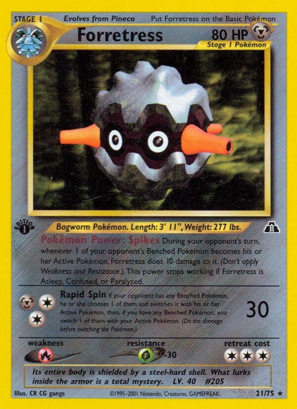 Forretress (21) (21/75) (Neo Discovery)