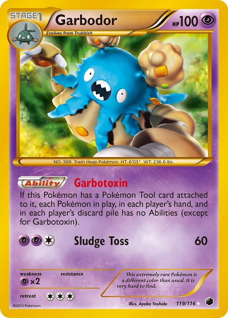 Garbodor 119 Secret Rare (119/116) [PLF]