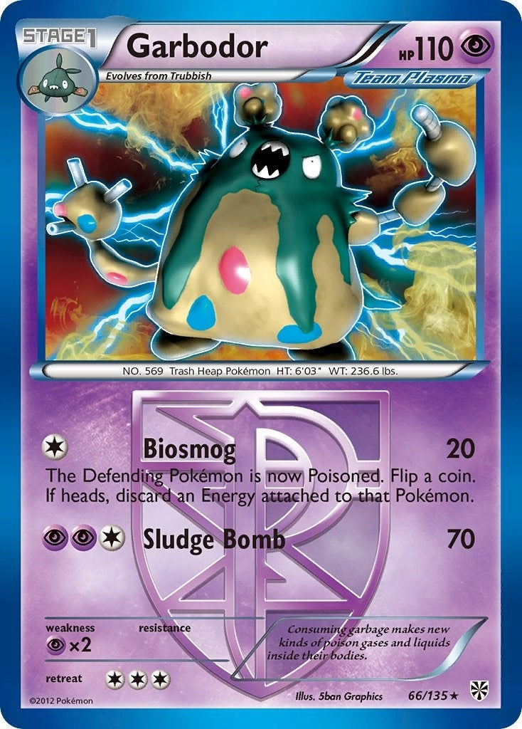 Garbodor (Team Plasma) (66) (66/135) (Plasma Storm)