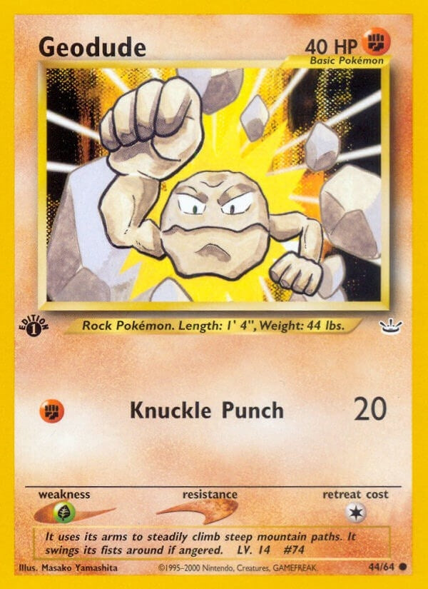 Geodude (44/64) (Neo Revelation)