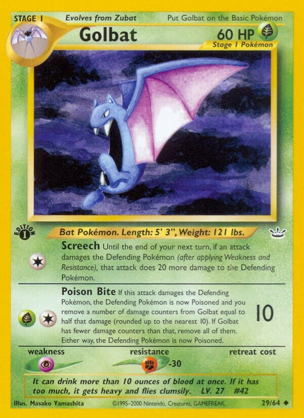 Golbat (29/64) (Neo Revelation)