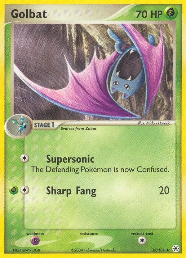 Golbat (36/101) (Hidden Legends)