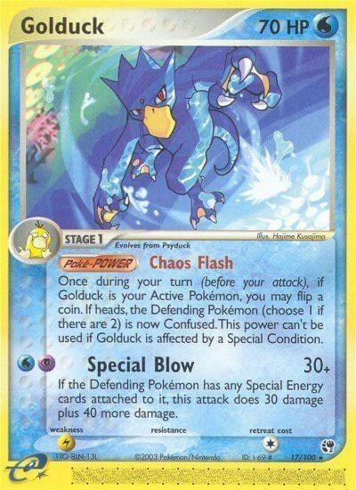 Golduck (17/100) (Sandstorm)