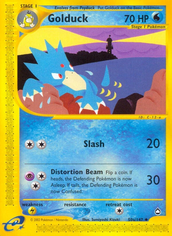 Golduck (50a) (050a/147) (Aquapolis)