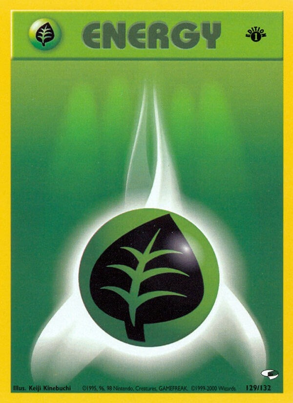 Grass Energy (129/132) (Gym Heroes)