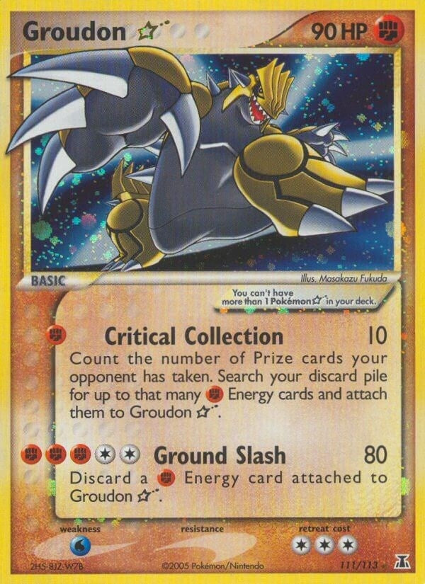 Groudon Star (111/113) [DS]