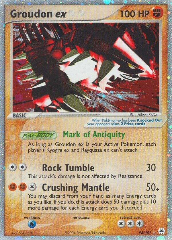 Groudon ex (93/101) [HL]