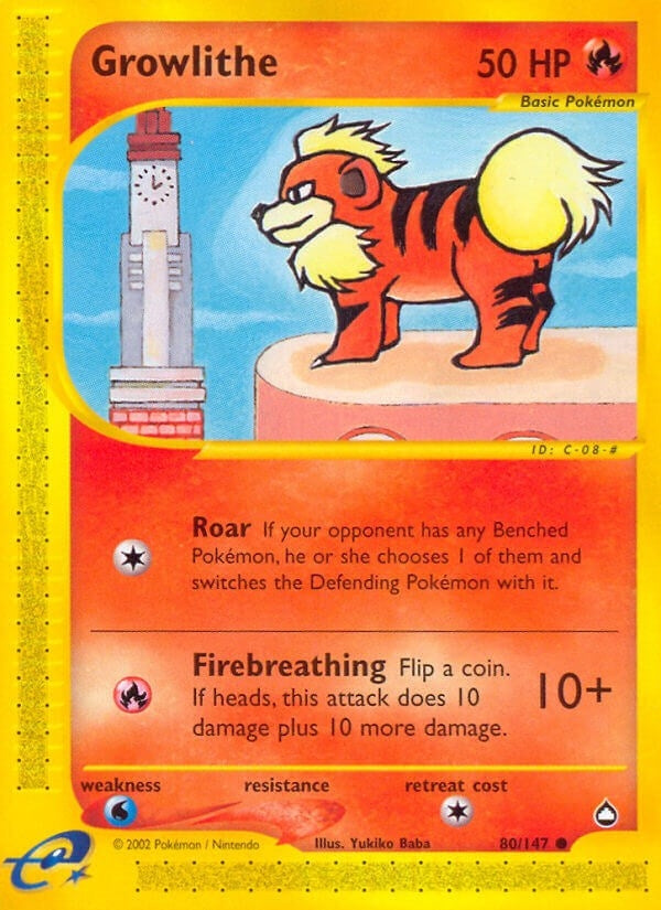 Growlithe 80 (080/147) [AQ]