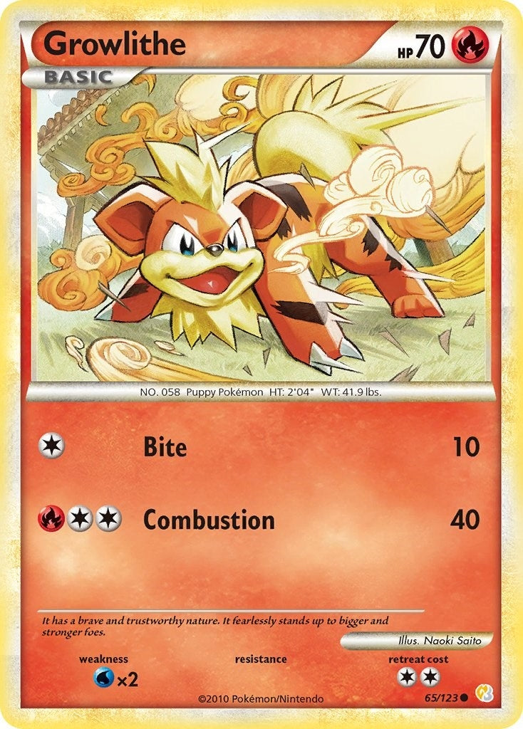 Growlithe (65/123) [HS]