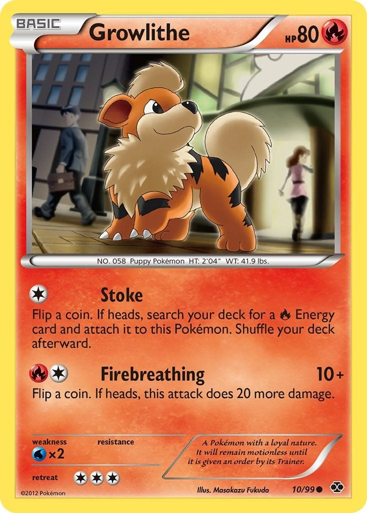 Growlithe 10 (10/99) [NXD]