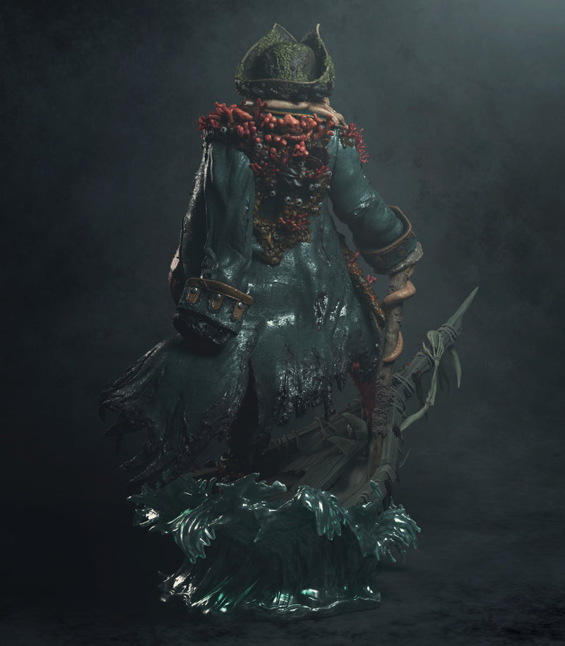 Davy Jones Resin Statue - view 5