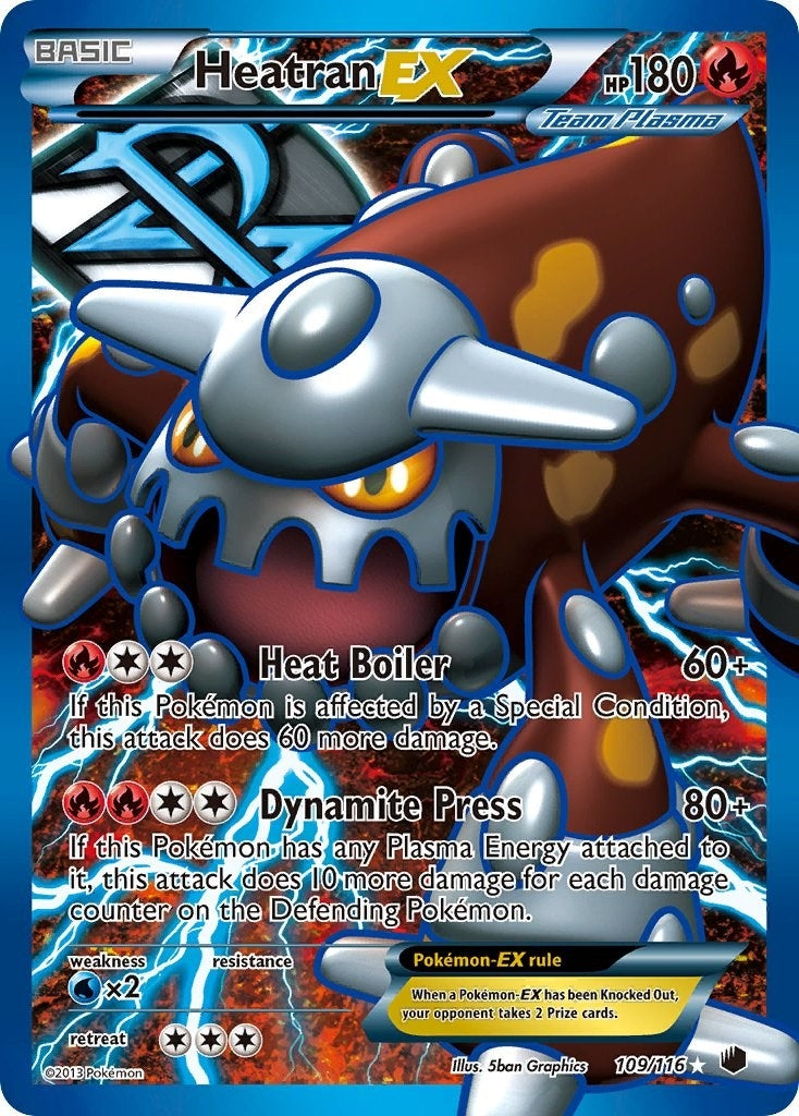 Heatran EX Team Plasma Full Art (109/116) [PLF]