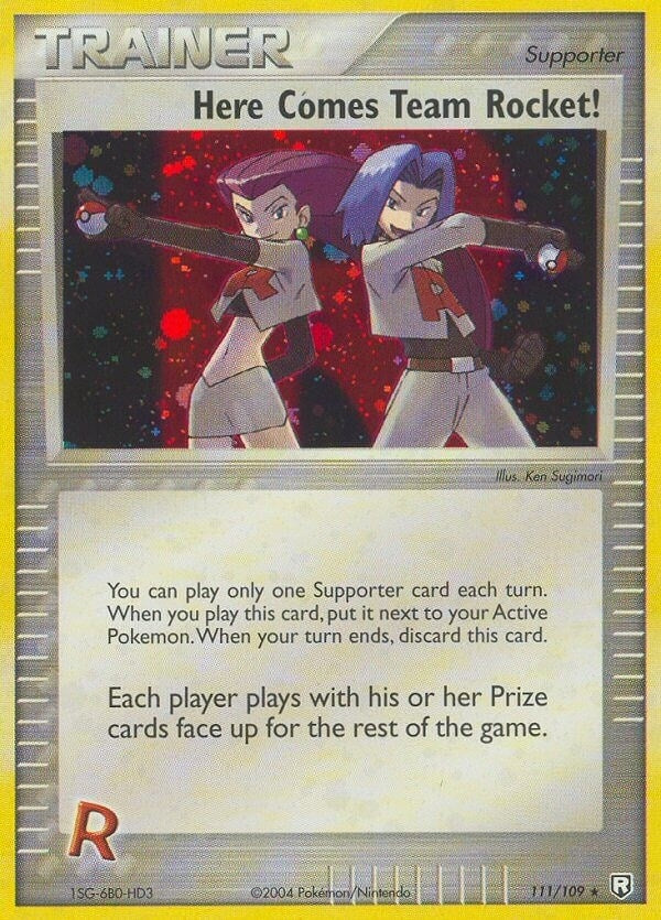 Here Comes Team Rocket (111/109) [RR]