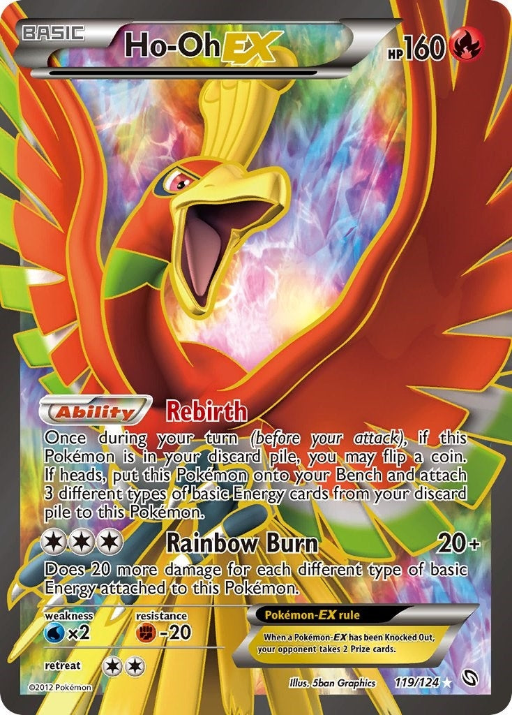 Ho Oh Ex 119 Full Art (119/124) [DRX]