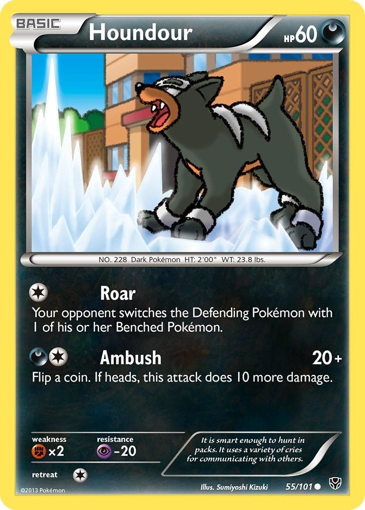 Houndour (55/101) [PLB]