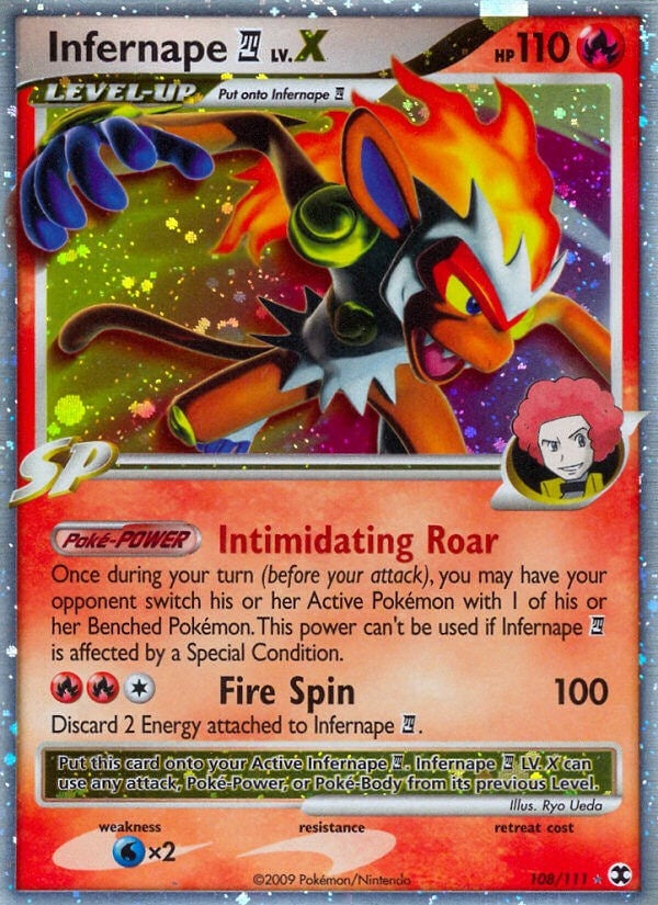 Infernape E4 LvX (108/111) [RR]