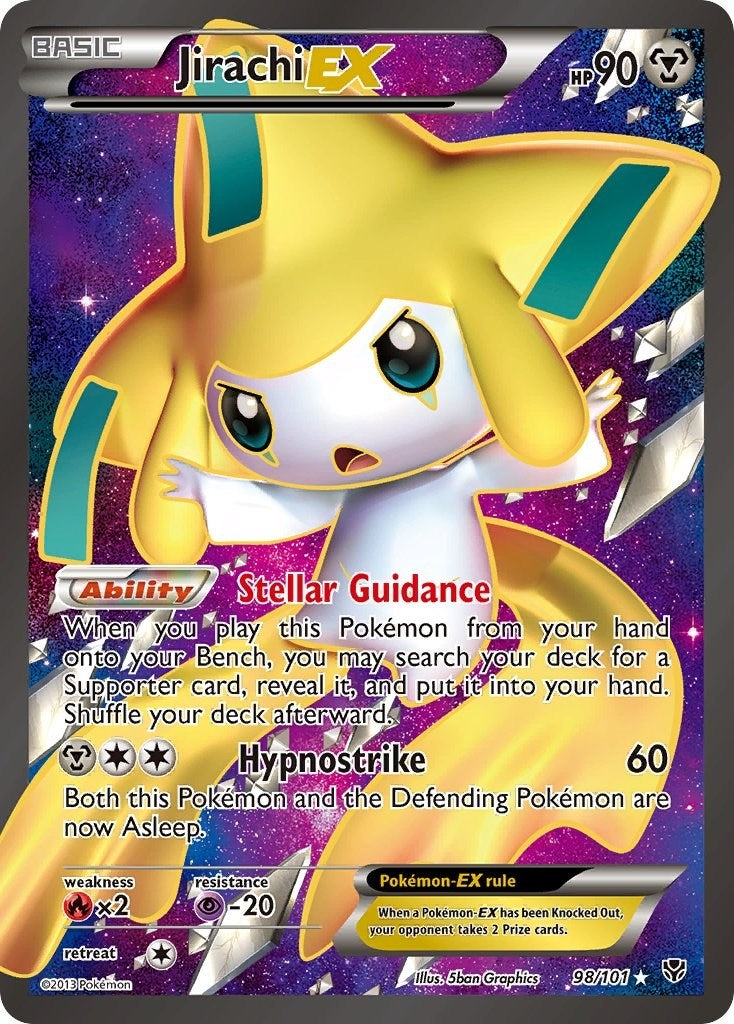Jirachi EX 98 Full Art (98/101) [PLB]