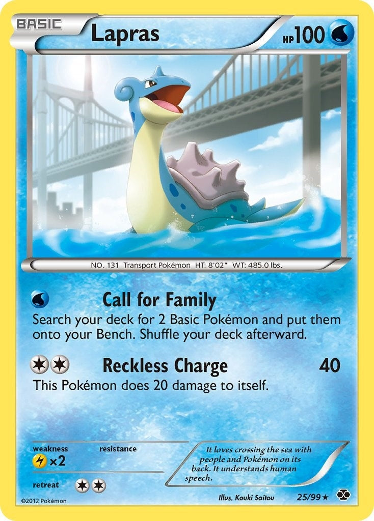 Lapras 25 (25/99) [NXD]