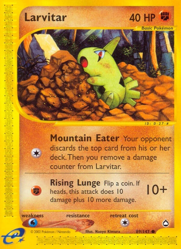 Larvitar (089/147) (Aquapolis)