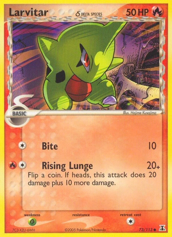 Larvitar Delta Species (73/113) [DS]