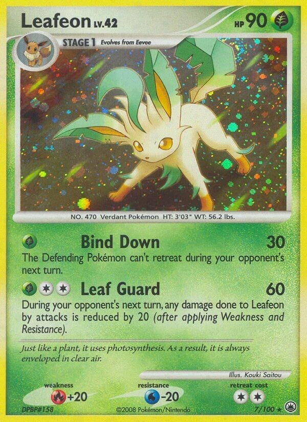 Leafeon (7) (7/100) (Majestic Dawn)