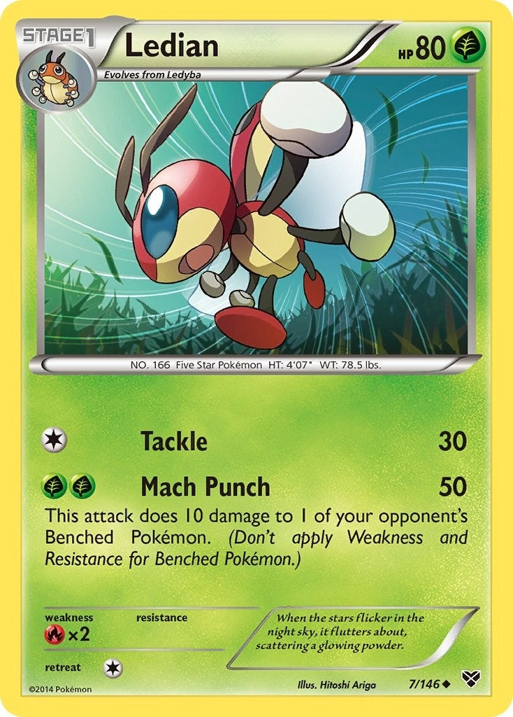 Ledian (7/146) [XY]