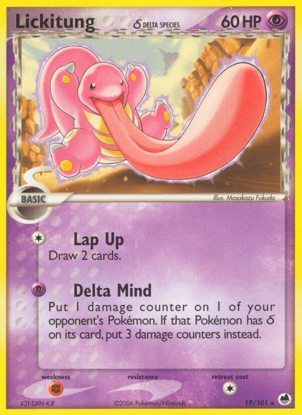 Lickitung Delta Species (19/101) [DF]