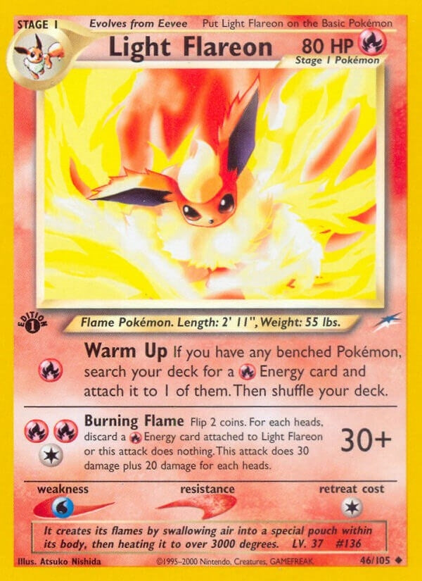 Light Flareon (046/105) (Neo Destiny)