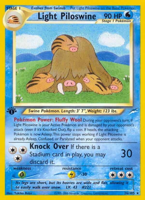 Light Piloswine (026/105) [N4]