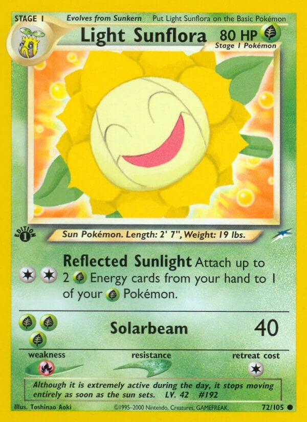 Light Sunflora (072/105) (Neo Destiny)