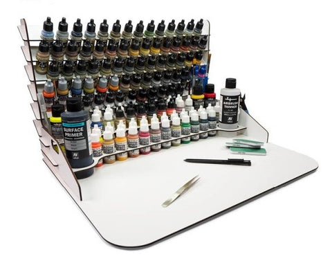 Paint Display and Work Station with Verticle Storage 50 x 37 cm
