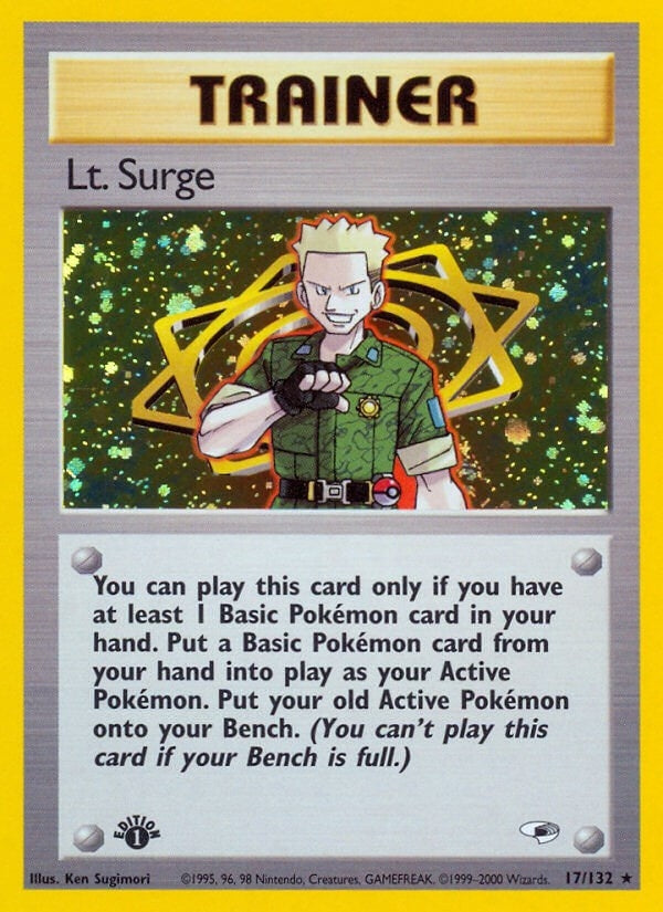 Lt. Surge (17) (017/132) (Gym Heroes)
