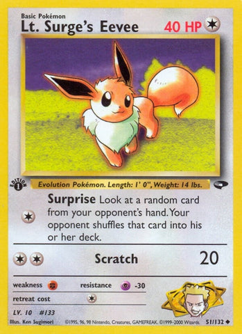 Lt Surges Eevee (051/132) [G2]