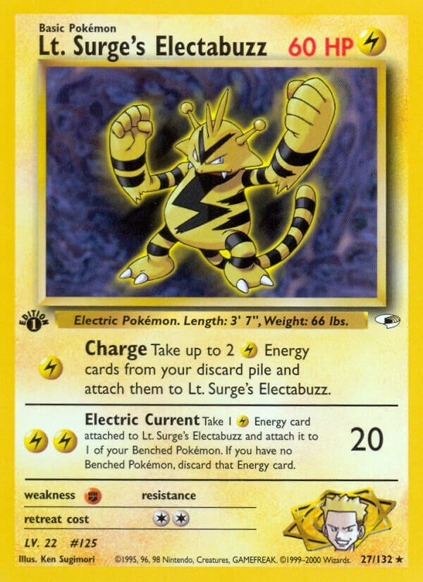 Lt Surges Electabuzz 27 (027/132) [G1]