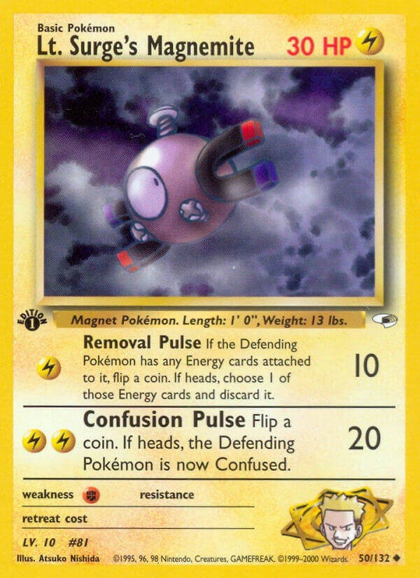 Lt Surges Magnemite 50 (050/132) [G1]