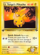 Lt Surges Pikachu (084/132) [G2]