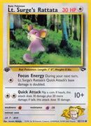 Lt Surges Rattata (085/132) [G2]