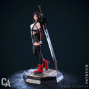 Tifa Resin Statue - view 3