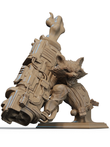 Rocket Resin Bust - view 1