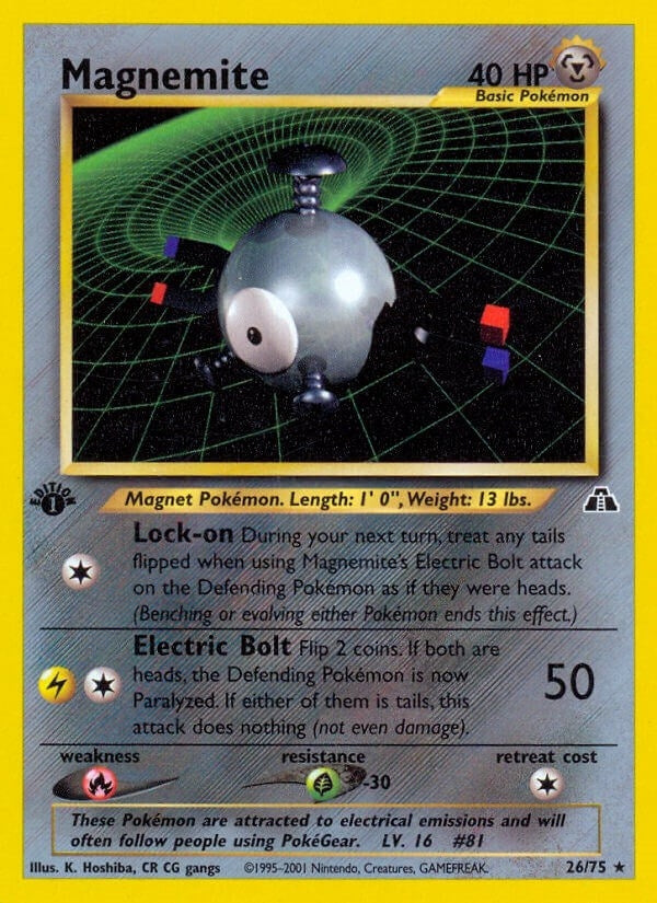 Magnemite (26) (26) (Neo Discovery)