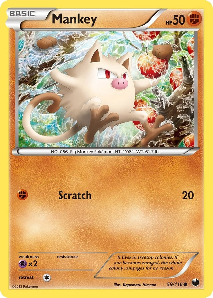 Mankey (59/116) [PLF]