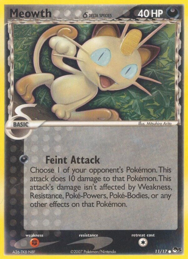 Meowth Delta Species (011/017) [POP]