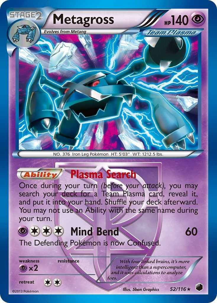 Metagross Team Plasma (52/116) [PLF]