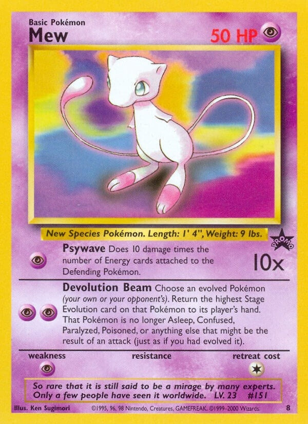 Mew (8) (8) (WoTC Promo)