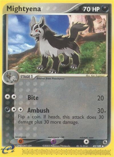 Mightyena 42 109 (42/109) [RS]