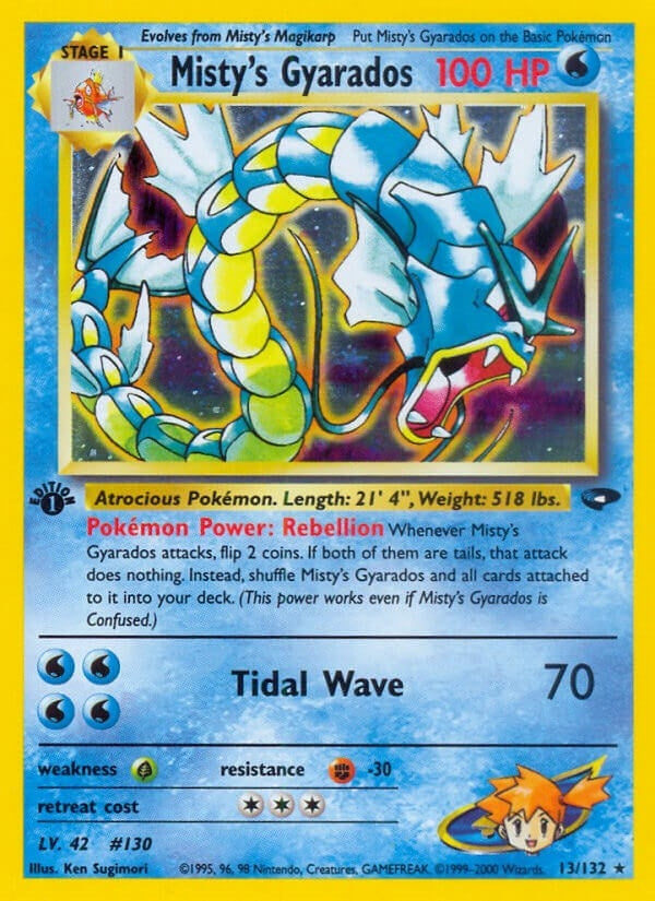 Misty's Gyarados (013/132) (Gym Challenge)