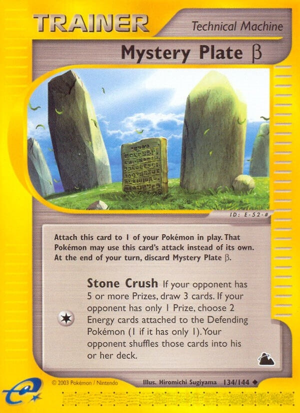 Mystery Plate Beta (134/144) [SK]