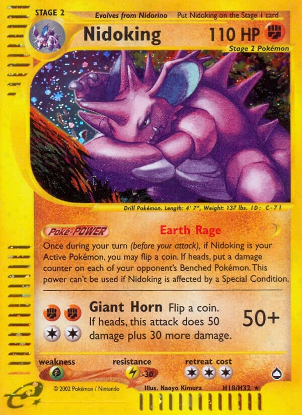 Nidoking H18 (H18/H32) [AQ]
