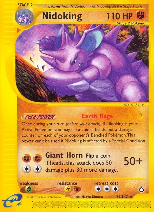 Nidoking (24) (024/147) (Aquapolis)