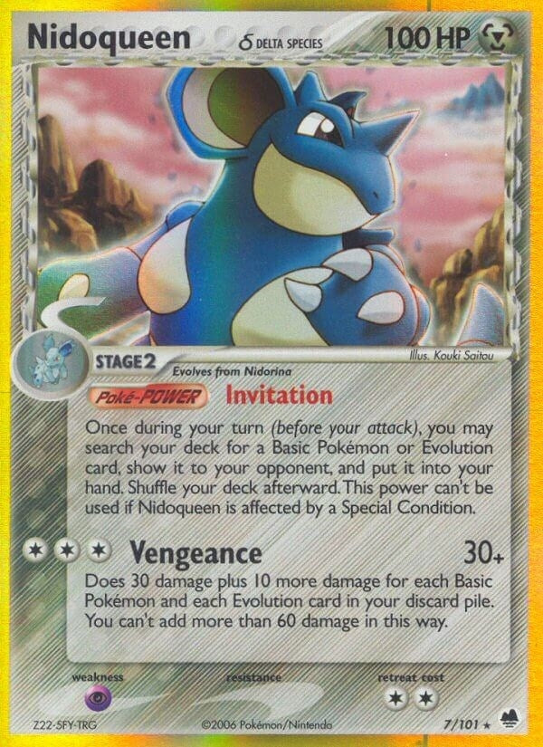 Nidoqueen Delta Species (7/101) [DF]